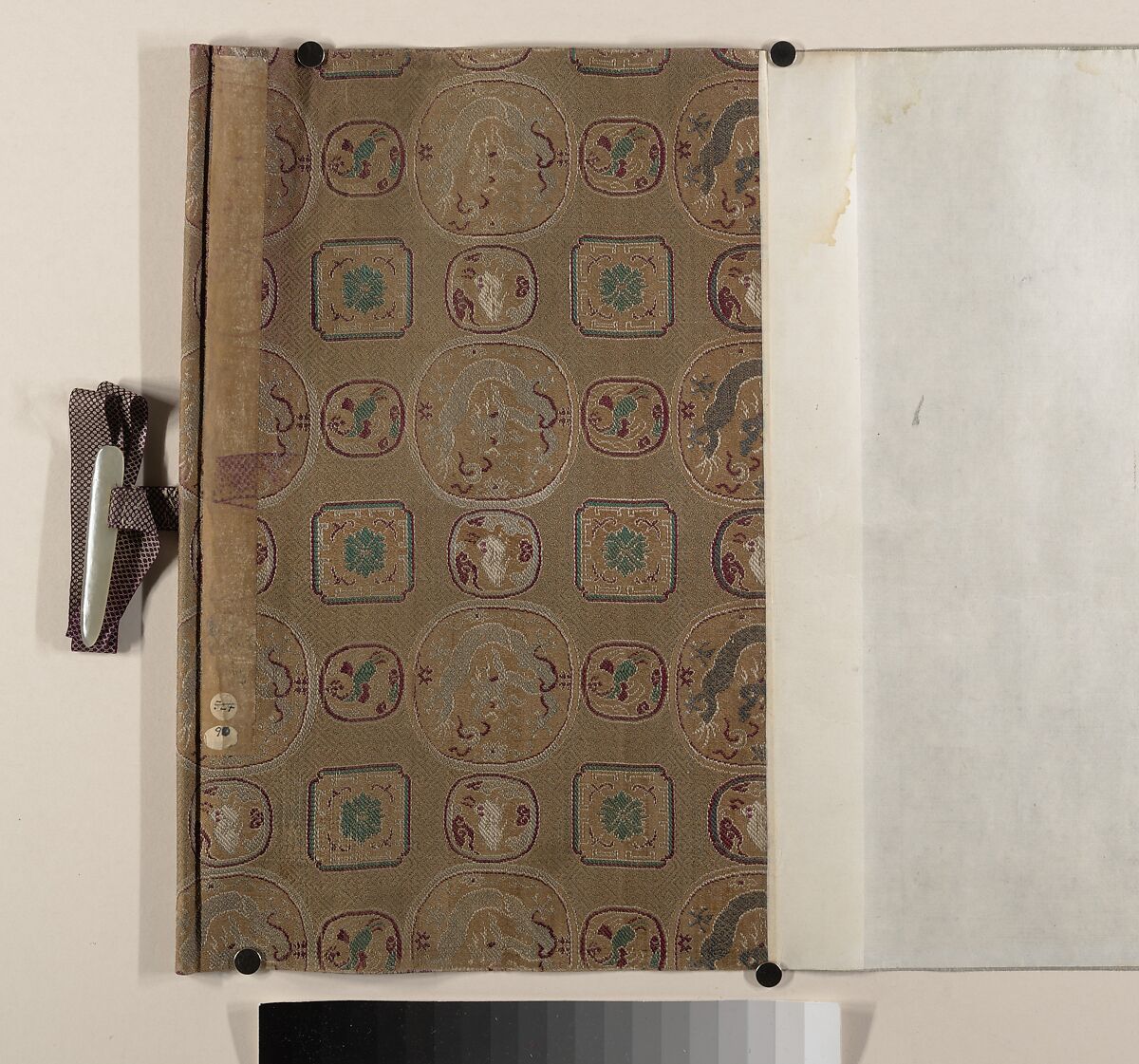 Three Bust Portraits of Tang and Song Officials, Unidentified artist, Handscroll; (1) ink and color on paper; (2,3) ink and color on silk, China