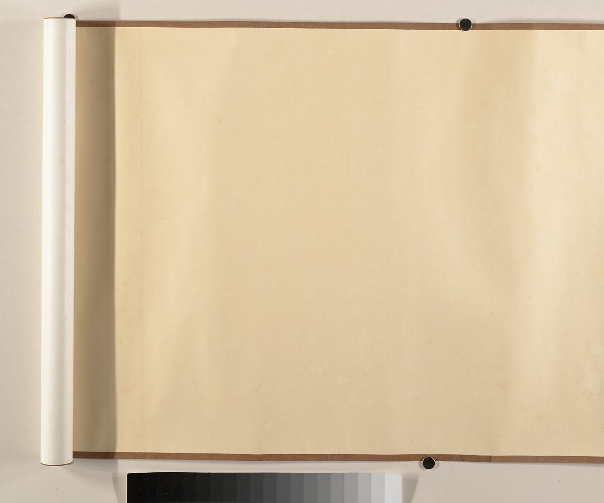 Three Bust Portraits of Tang and Song Officials, Unidentified artist, Handscroll; (1) ink and color on paper; (2,3) ink and color on silk, China