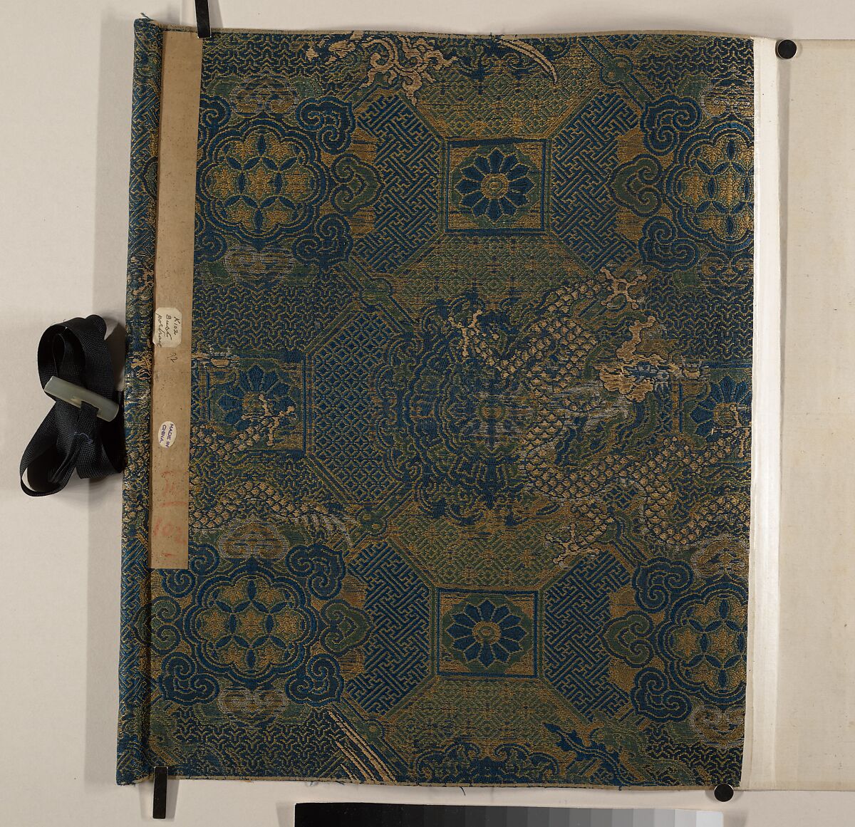 Portrait of a Member and Record of the Wang Family, Unidentified artist, Handscroll; calligraphy, ink on paper; portrait, ink and color on paper, China