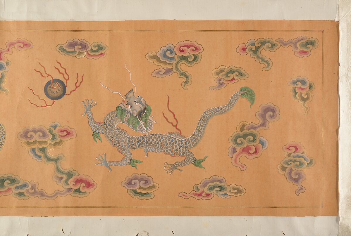 Varieties of Lychee Fruit, Unidentified artist, Handscroll; ink and color on silk, China