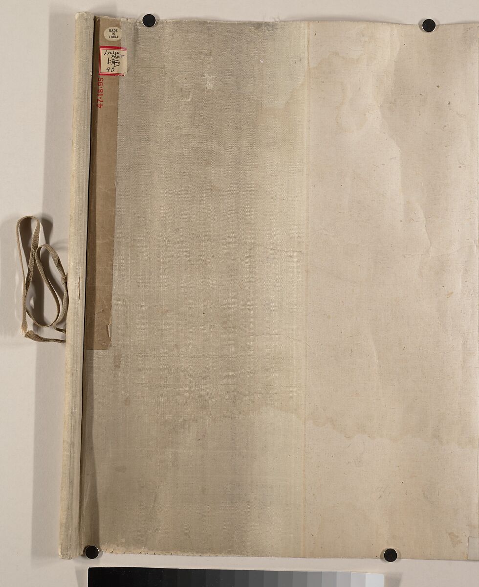 Varieties of Lychee Fruit, Unidentified artist, Handscroll; ink and color on silk, China