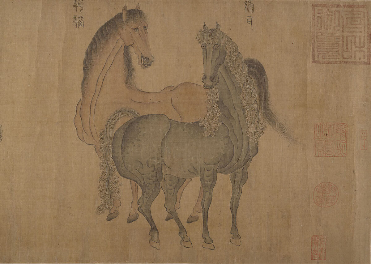 Attributed to Zhao Mengfu | Eight Horses | China | Ming (1368–1644) or ...