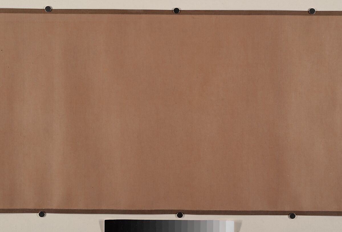 Landscape with goats, Unidentified artist, Handscroll; ink and color on silk, China