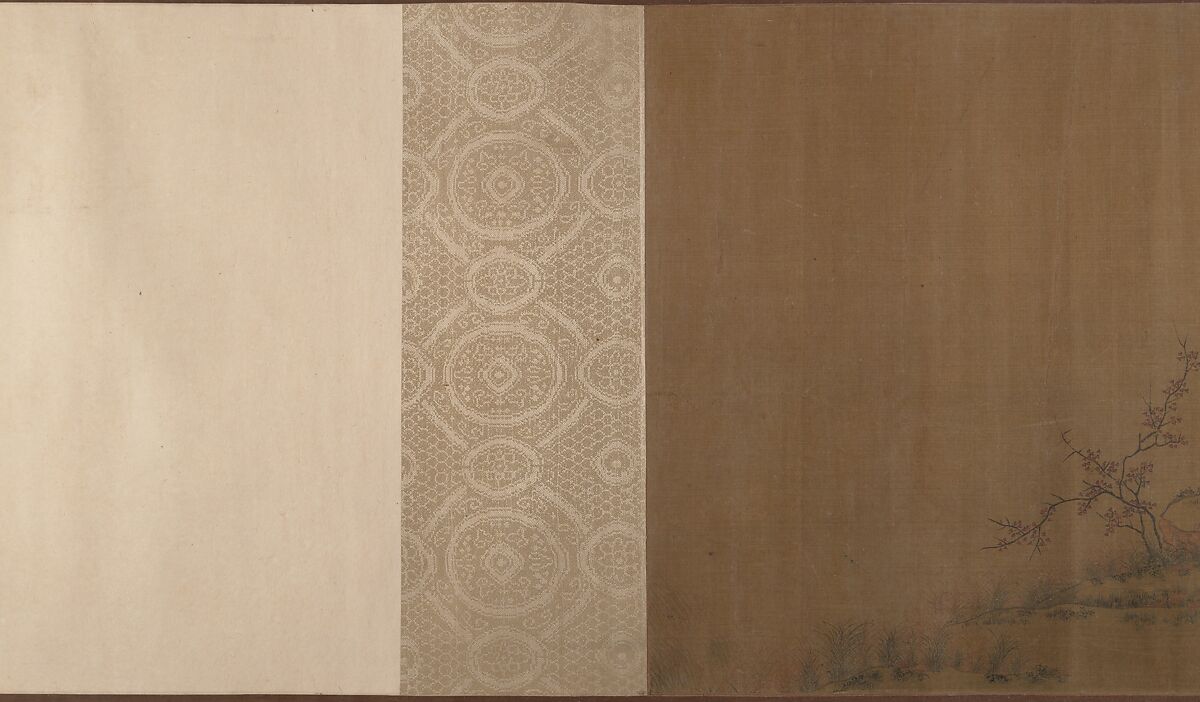 Landscape with goats, Unidentified artist, Handscroll; ink and color on silk, China