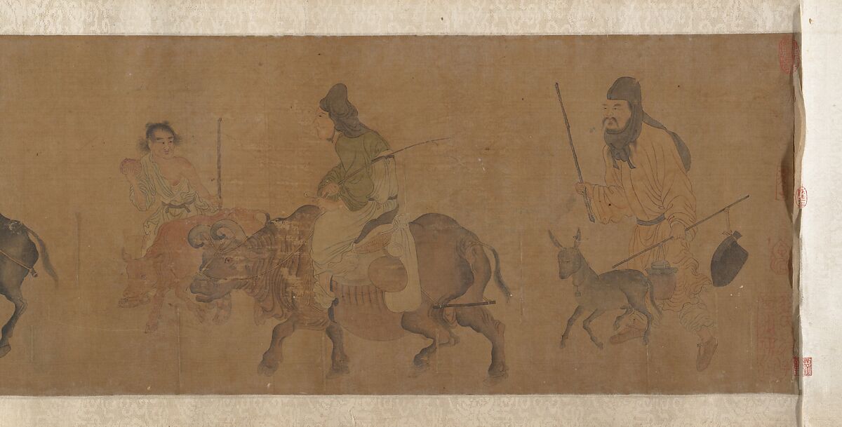 Happy Return from the West, Unidentified artist, Handscroll; ink and color on silk, China