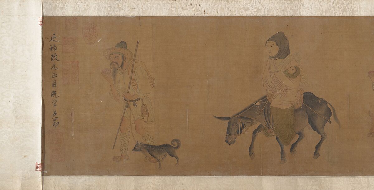 Happy Return from the West, Unidentified artist, Handscroll; ink and color on silk, China