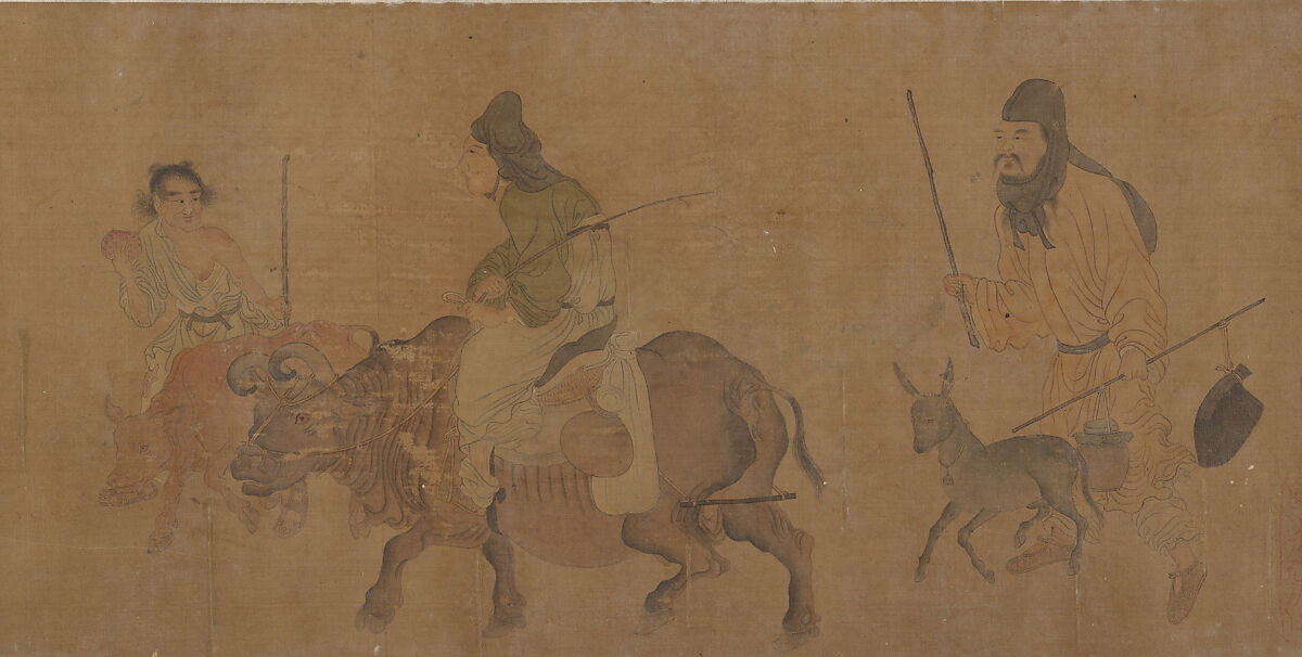 Happy Return from the West, Unidentified artist, Handscroll; ink and color on silk, China 