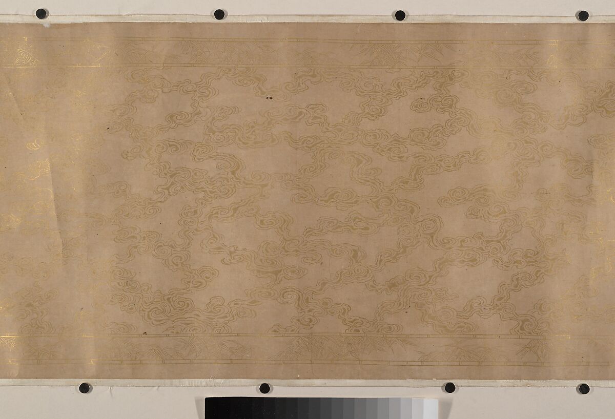 Bamboos, Unidentified artist, Handscroll; ink on silk, China