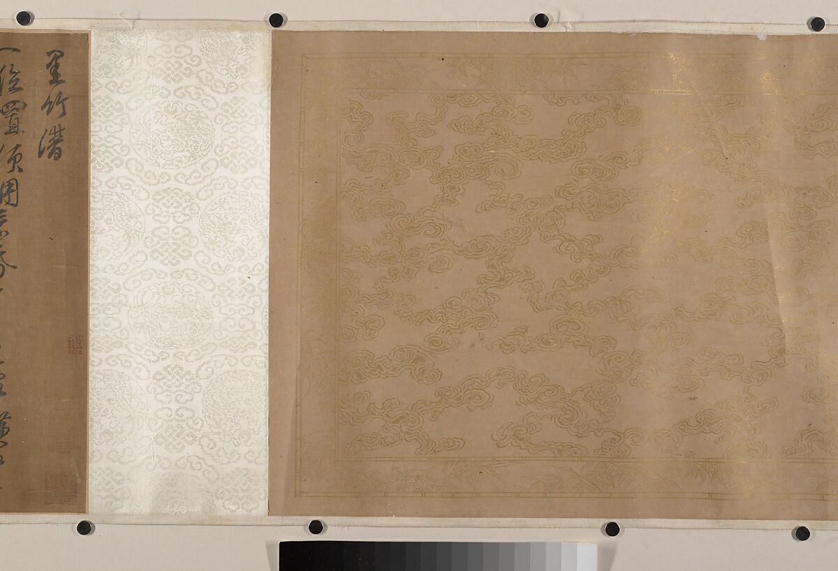 Bamboos, Unidentified artist, Handscroll; ink on silk, China