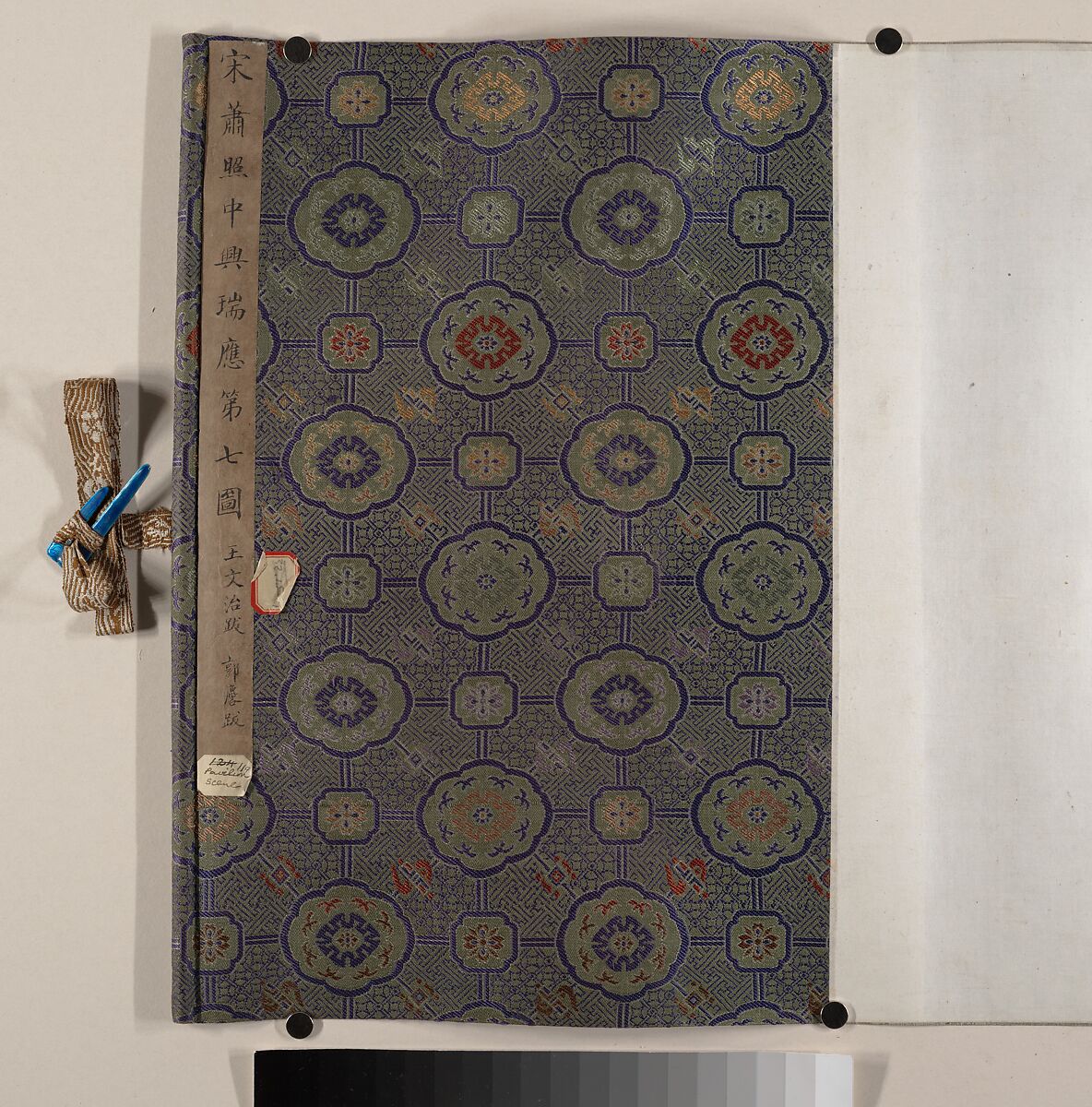 Pavilion with Figures, Unidentified artist Chinese, 10th century (?), Handscroll; ink and color on silk, China