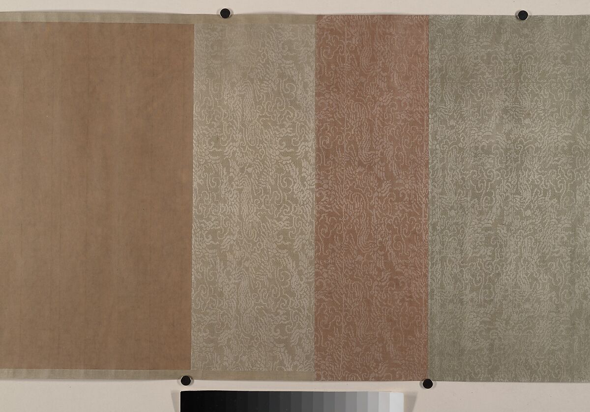 Pavilion with Figures, Unidentified artist Chinese, 10th century (?), Handscroll; ink and color on silk, China