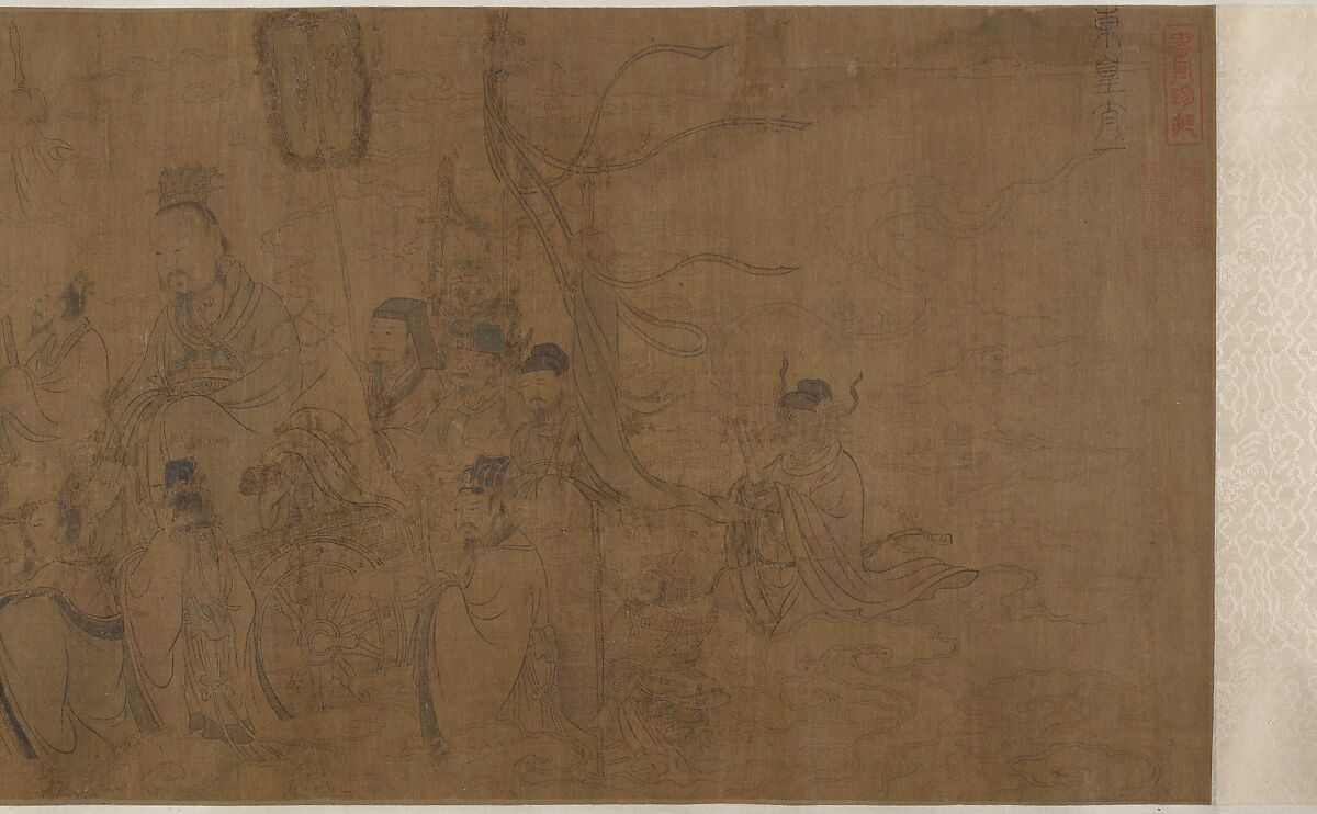 Nine Songs, Unidentified artist Chinese, 15th–16th century, Handscroll; ink and color on silk, China