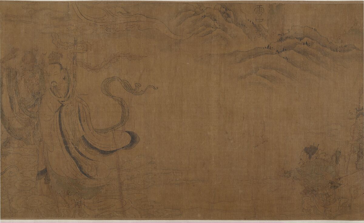 Nine Songs, Unidentified artist Chinese, 15th–16th century, Handscroll; ink and color on silk, China