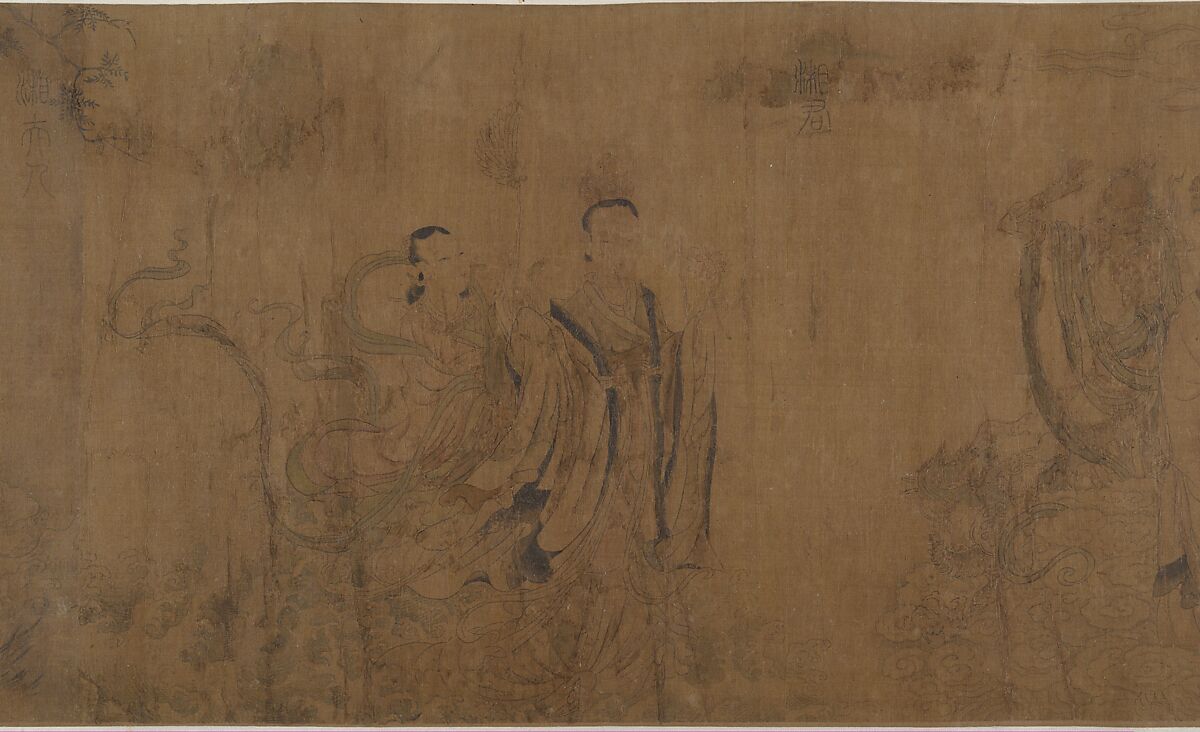 Nine Songs, Unidentified artist Chinese, 15th–16th century, Handscroll; ink and color on silk, China