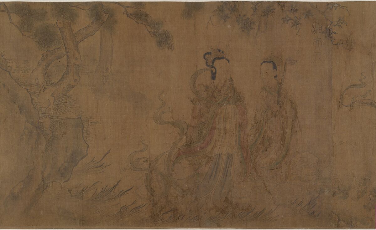 Nine Songs, Unidentified artist Chinese, 15th–16th century, Handscroll; ink and color on silk, China