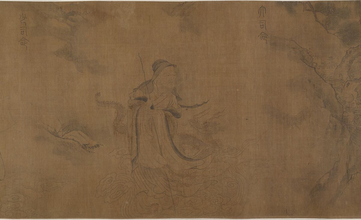 Nine Songs, Unidentified artist Chinese, 15th–16th century, Handscroll; ink and color on silk, China
