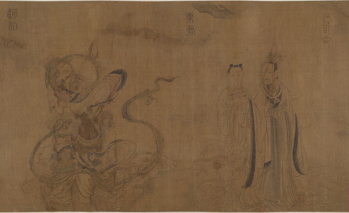 Nine Songs, Unidentified artist Chinese, 15th–16th century, Handscroll; ink and color on silk, China