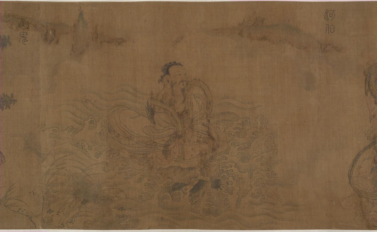 Nine Songs, Unidentified artist Chinese, 15th–16th century, Handscroll; ink and color on silk, China