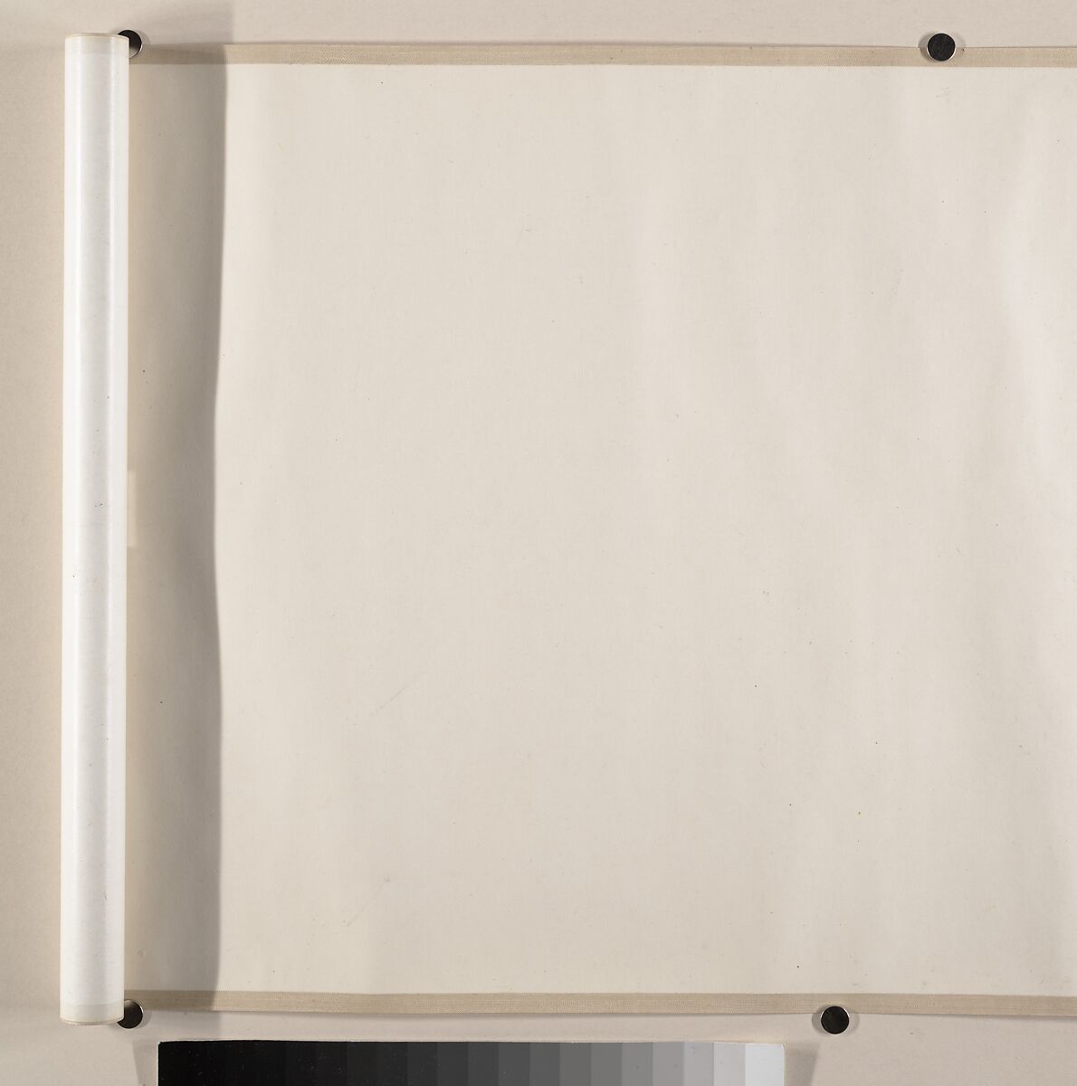 Chinese bulbuls on flowering crab apple, Unidentified artist, Handscroll; ink on paper, China