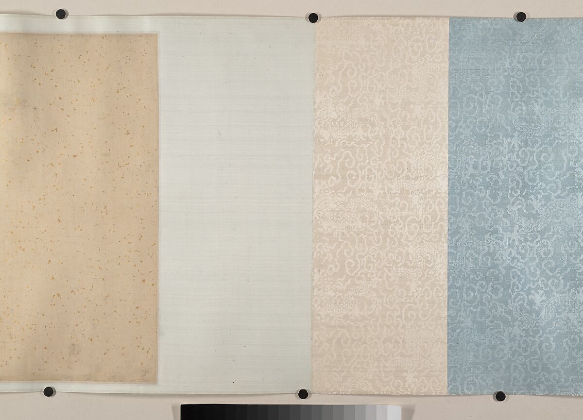 The Hundred Flowers, Attributed to Wang Yuan (Chinese, ca. 1280–after 1349), Handscroll; ink and color on silk, China