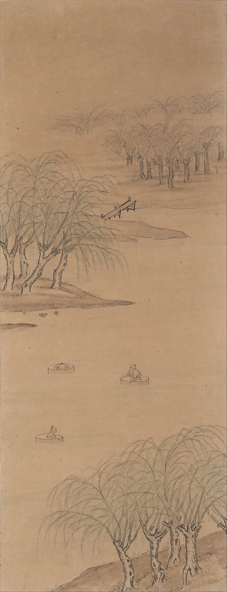 Painting, Bi Chang, Album with ten leaves (eight paintings and two title leaves); ink and color on paper, China 