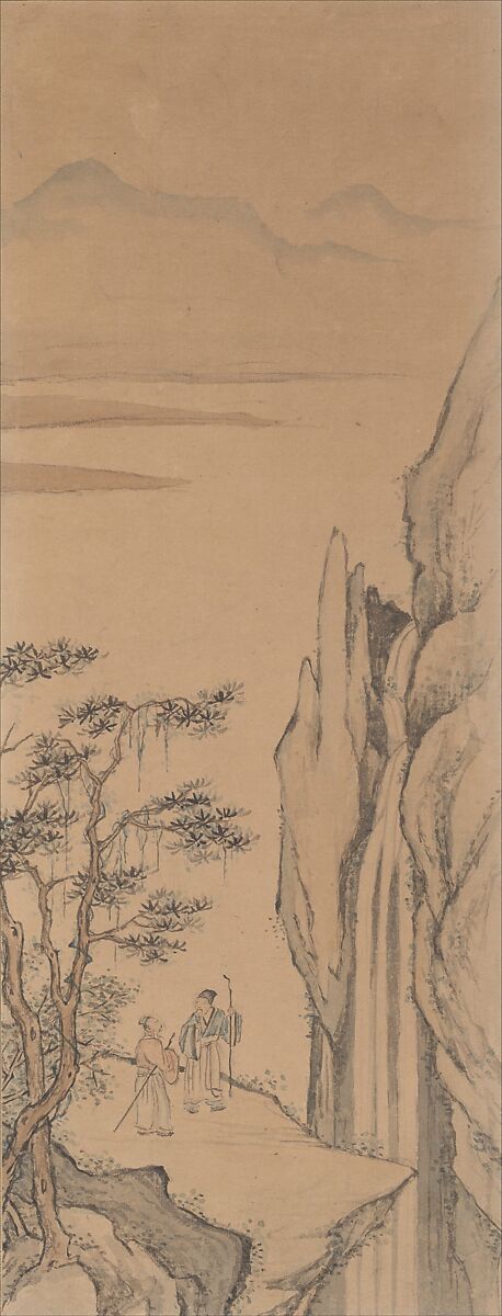 Painting, Bi Chang, Album with ten leaves (eight paintings and two title leaves); ink and color on paper, China