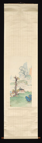 Landscape, Jin Cheng (Chinese, 1878–1926), Hanging scroll; ink and color on paper, China