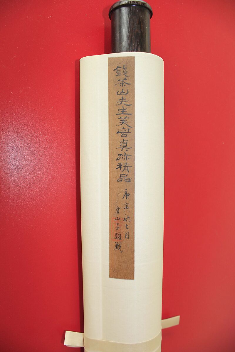 Flowers, Qian Weicheng (Chinese, 1720–1772), Hanging scroll; ink and color on paper, China