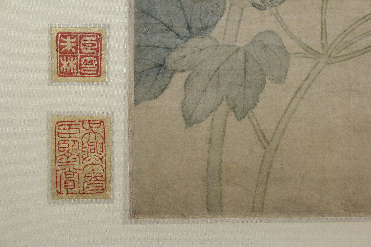 Flowers, Qian Weicheng (Chinese, 1720–1772), Hanging scroll; ink and color on paper, China