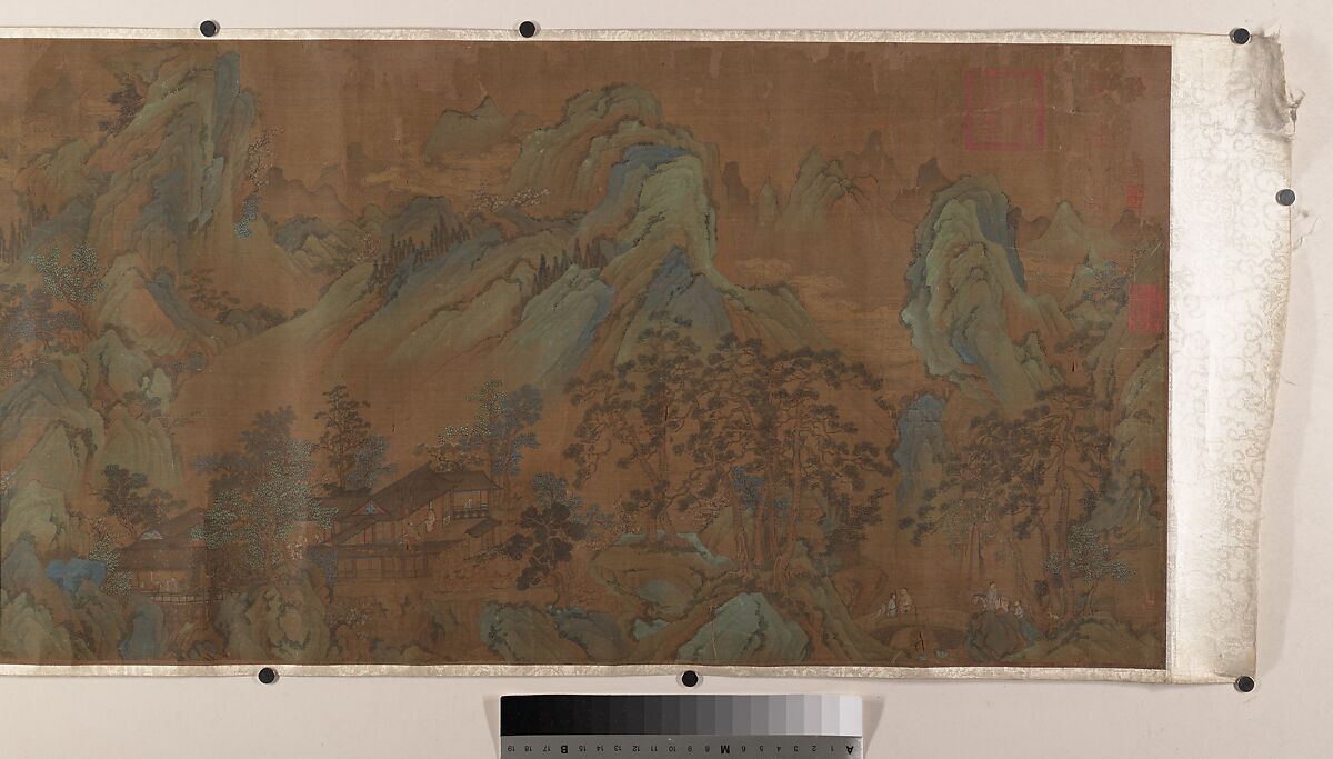 Landscape, Unidentified artist, Handscroll; ink and color on silk, China