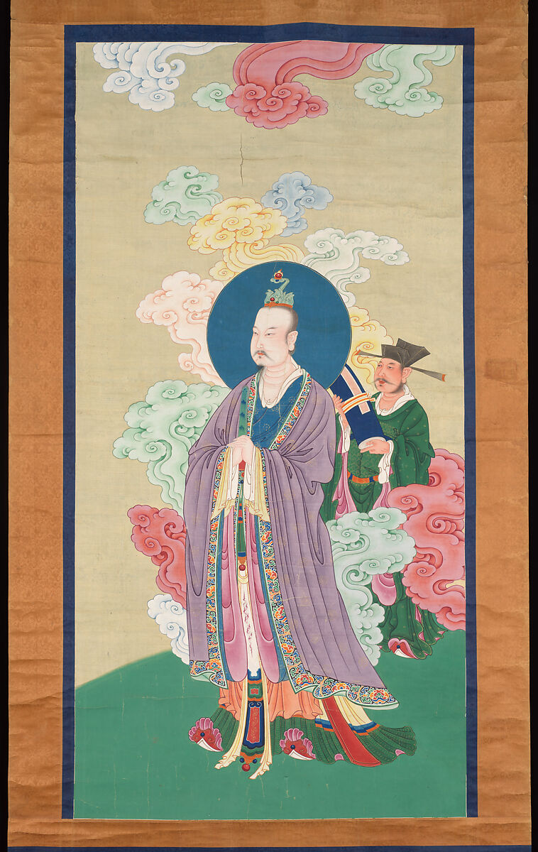 One of the Taoist Masters, Unidentified artist, Hanging scroll; ink and color on paper, China 