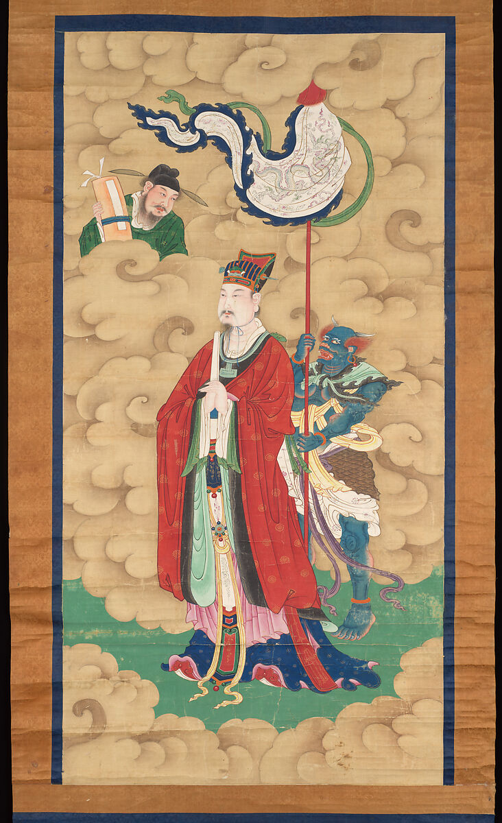 One of the Taoist Masters, Unidentified artist, Hanging scroll; ink and color on paper, China 