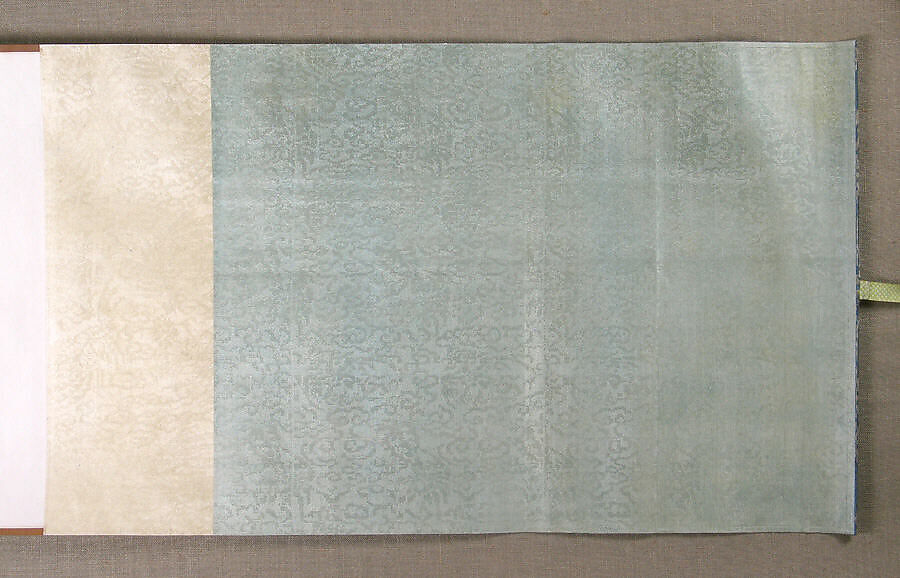 Two Poems, Unidentified artist Chinese, Handscroll; ink and color on paper, China