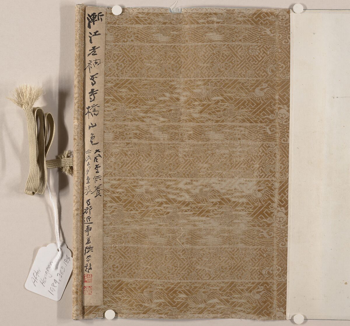 River Scene in Winter, Unidentified artist, Handscroll; ink on paper, China