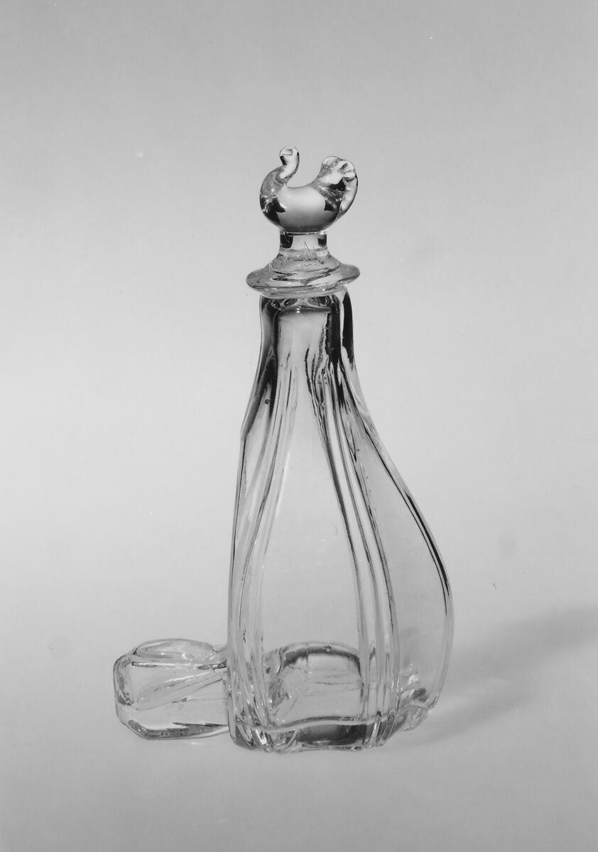 Bird Fountain, Boston &amp; Sandwich Glass Company (American, 1825–1888, Sandwich, Massachusetts), Lead glass, blown molded, American 