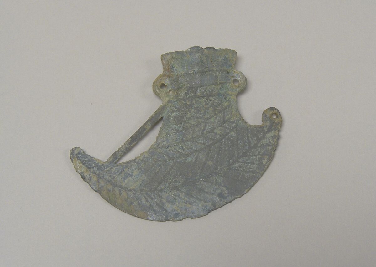 Asymmetric Pediform Hafted Ax with Striated Decoration, Bronze, Vietnam (North) 