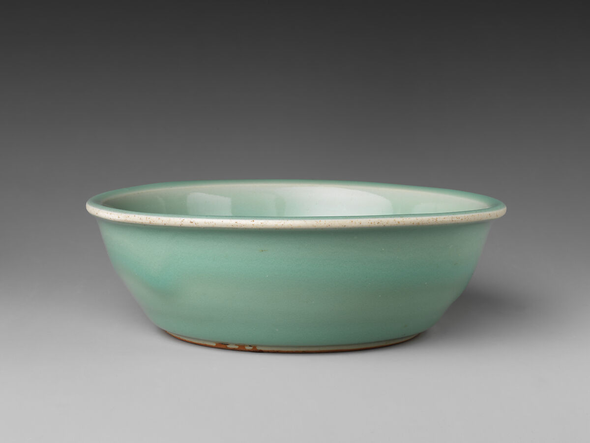 Dish with relief decoration of fish, Stoneware with celadon glaze and biscuit relief (Longquan ware), China