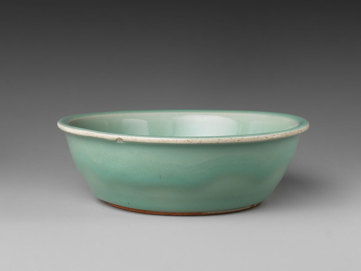 Dish with relief decoration of fish, Stoneware with celadon glaze and biscuit relief (Longquan ware), China