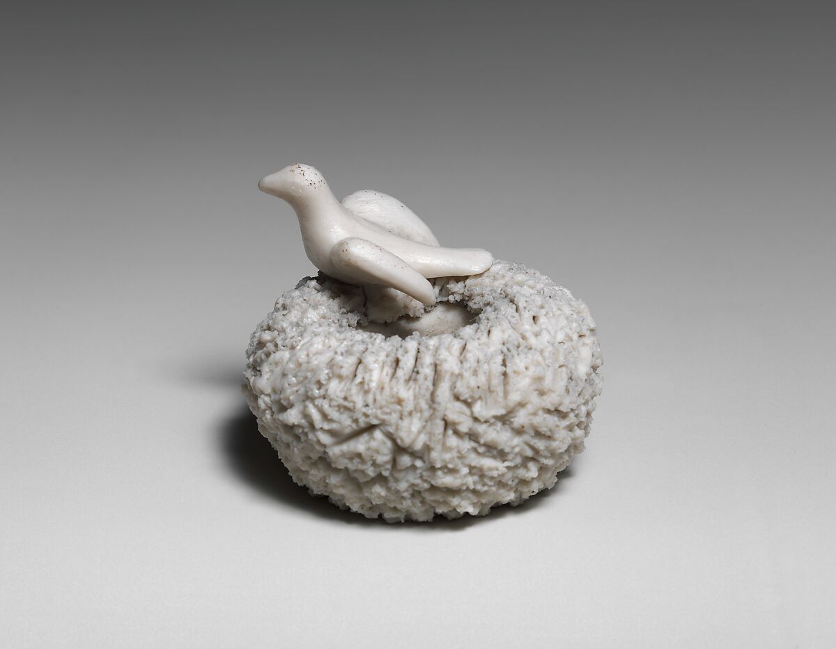 Bird Figure, Parian porcelain, American 