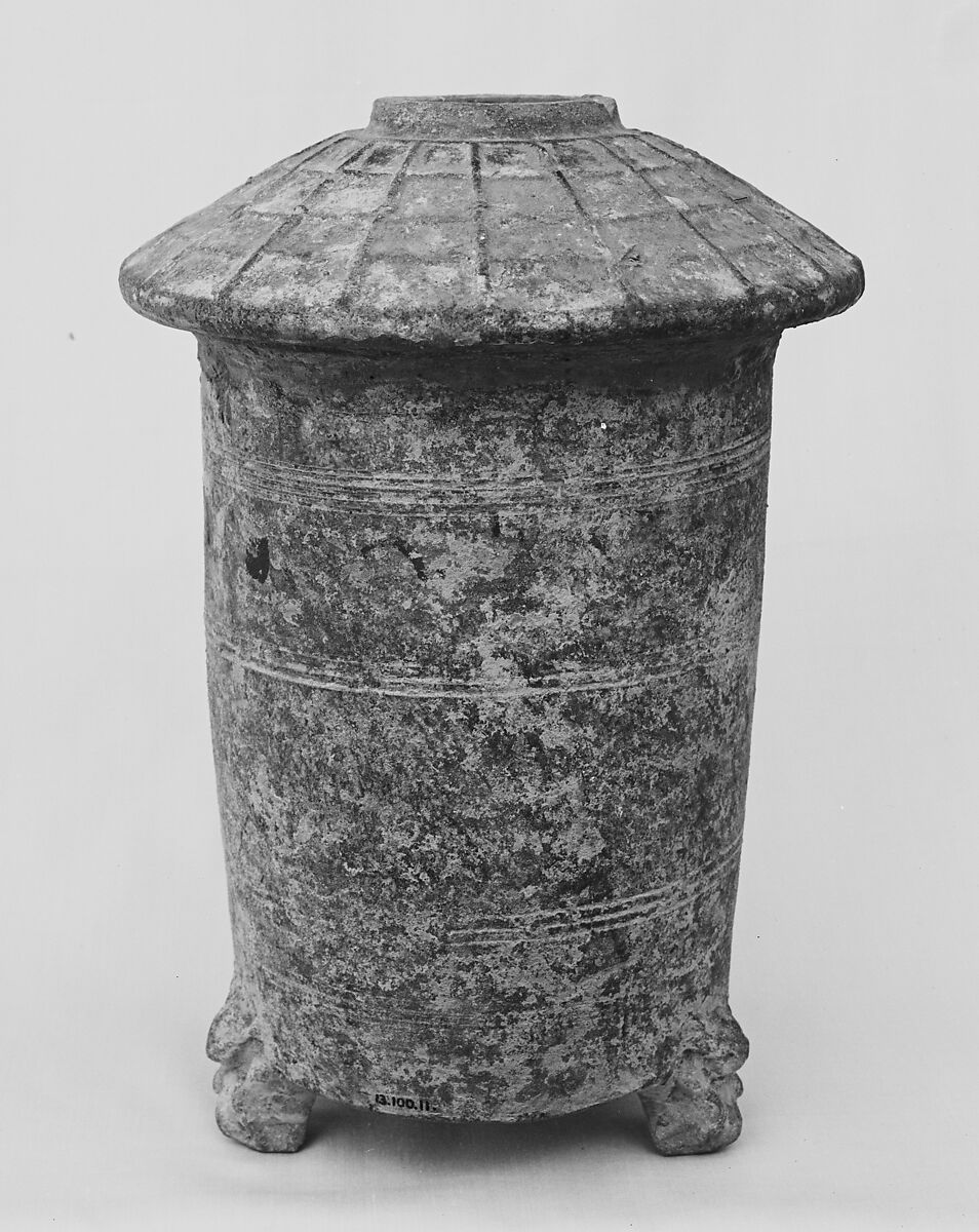 Granary Tower, Earthenware with green lead glaze, China 