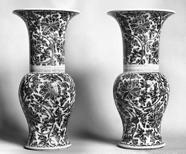 Vase with Lotus Scrolls