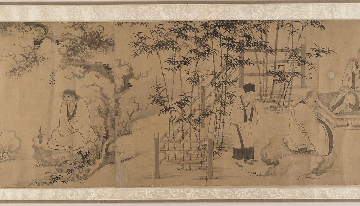 White Lotus Society, Unidentified artist  , 15th century, Handscroll; ink on paper, China
