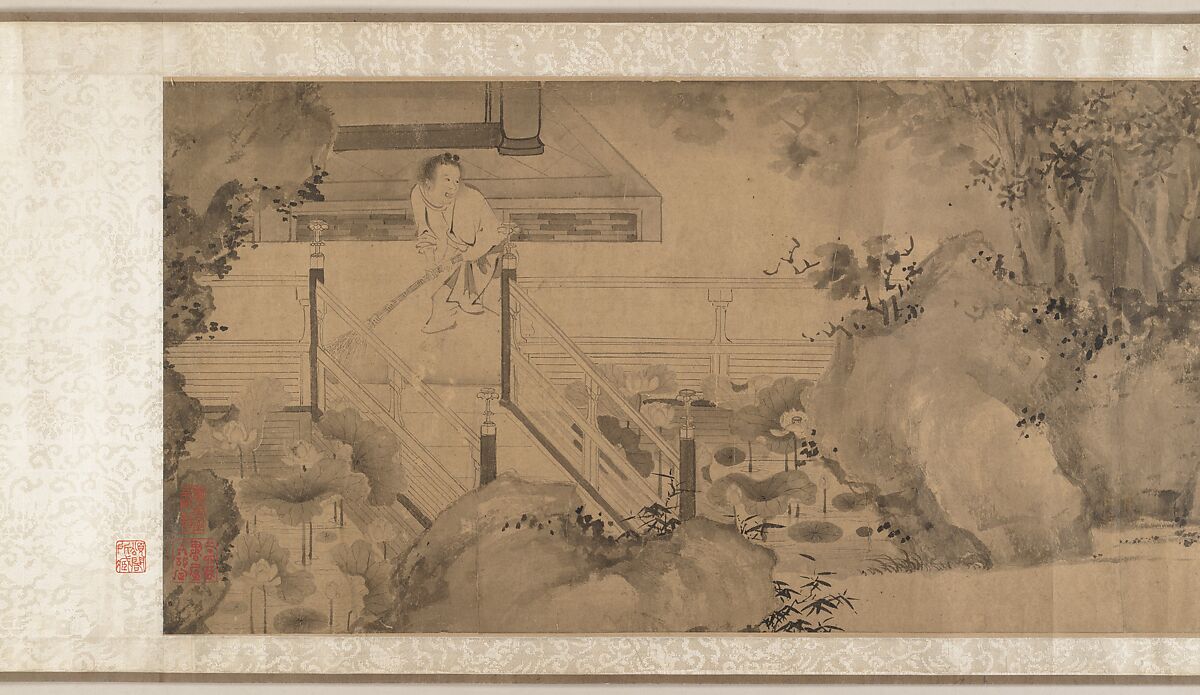 White Lotus Society, Unidentified artist  , 15th century, Handscroll; ink on paper, China