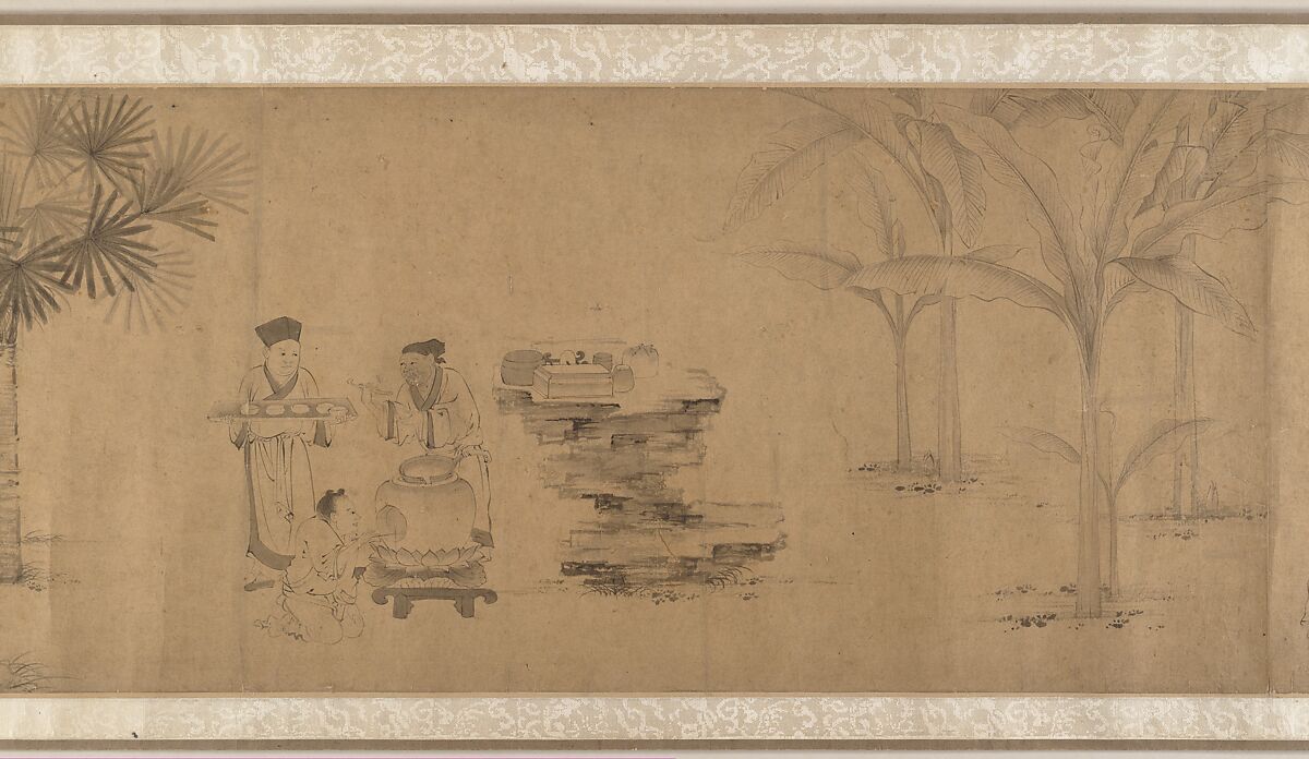 White Lotus Society, Unidentified artist  , 15th century, Handscroll; ink on paper, China