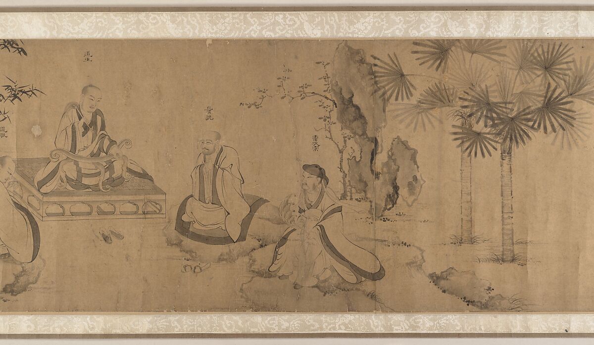 White Lotus Society, Unidentified artist  , 15th century, Handscroll; ink on paper, China