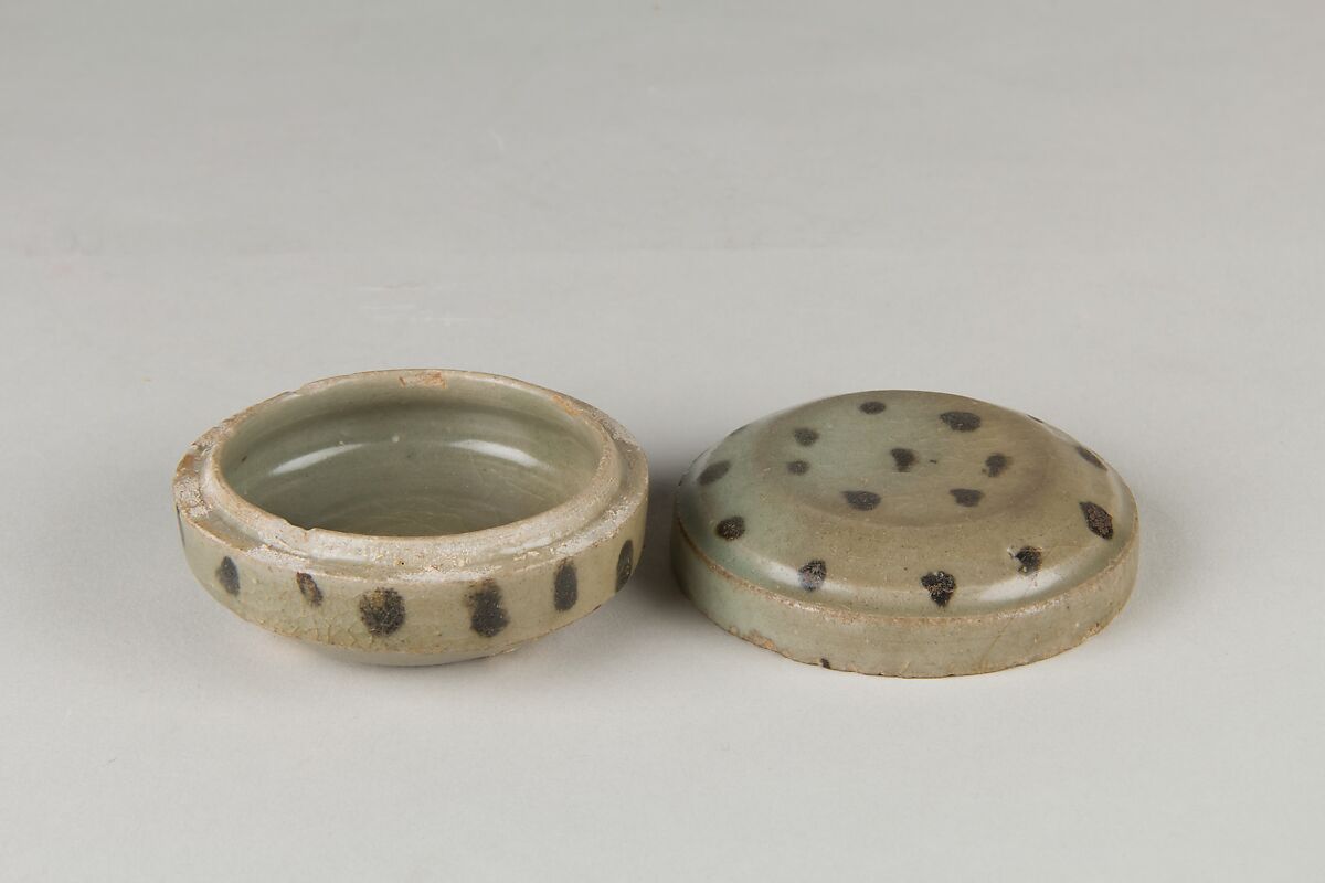 Box and Cover, Clay, Korea