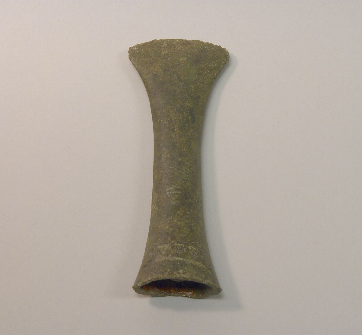 Hafted Ax with Bird, Bronze, Indonesia