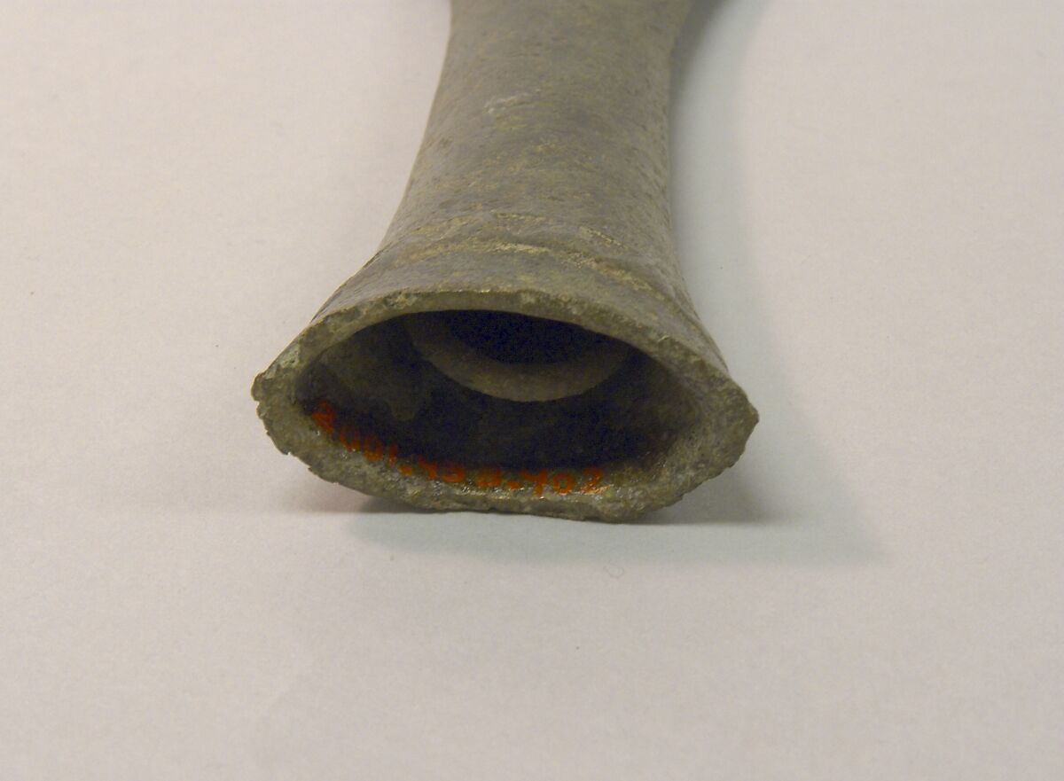 Hafted Ax with Bird, Bronze, Indonesia