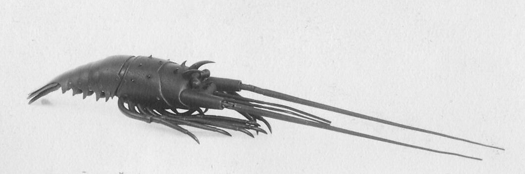 Crawfish Figure, Myōchin Muneyoshi (active 18th century), Iron, Japan