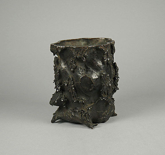 Brush Holder, Bronze, Japan